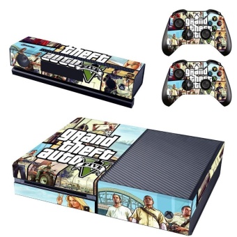 Harga New Grand Theft Auto V GTA 5 Decal Skin Sticker For Xbox one
Console protection film +2Pcs Controller skin intl Online Terbaru