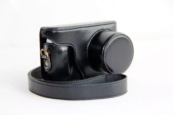 Gambar New Pu Leather Camera Case Bag for Samsung NX mini 9 27mm LensCamera cover bag with strap   intl