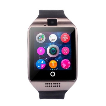Gambar New Q18 Bluetooth Smart Watch Camera Support SIM Card For Android Smartphone Silver intl