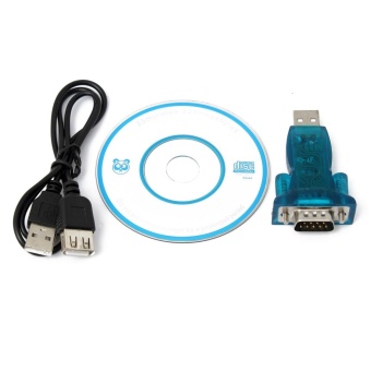 Gambar New USB 2.0 to RS232 Serial DB9 9 Pin Adapter Converter W  Cable For Windows 7   intl
