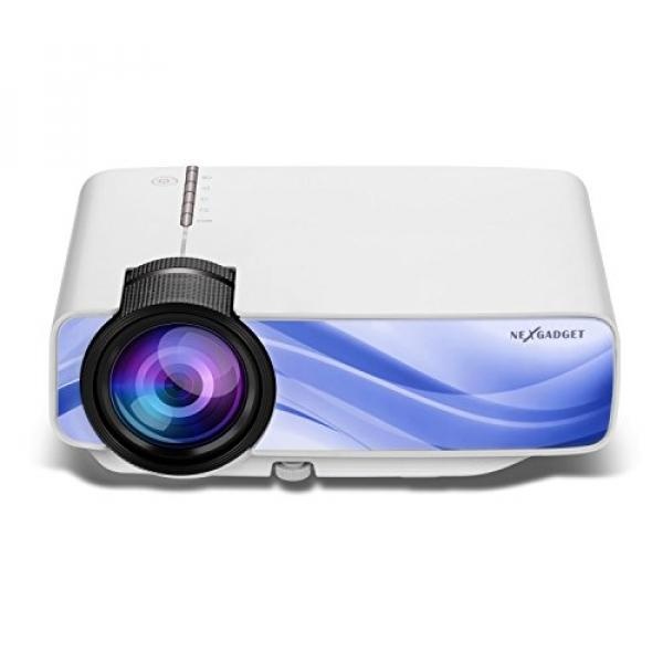 DISKON NEXGADGET YGLife Mini Video Projector, Multimedia Home Portable
Projector Support 1080P HDMI USB SD Card VGA AV for Entertainment Game
Party Home Cinema Theater - intl