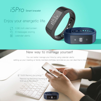 NiceEshop Smart Gelang Bluetooth 4.0 Tahan Air Krida Pelacak Smartband (Biru)- International Pebruari 2019 - 5 niceEshop Smart gelang Bluetooth 4.0 Tahan Air Krida pelacak Smartband (Biru)- International - 5