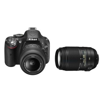 Nikon D5200 Kit with 18-55mm VR and 55-300mm VR Lens Digital SLR Camera  