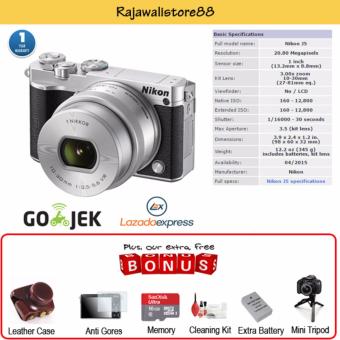 Nikon Kamera Mirrorless J5 Kit 10-30 VR - Silver - Free Aksessories Kamera  