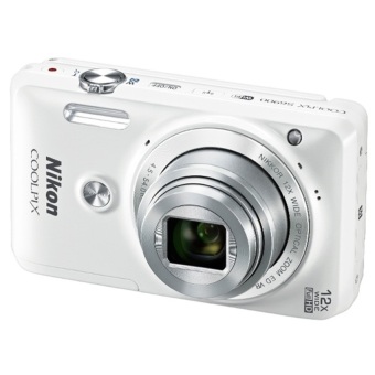 Nikon S6900 Selfie Camera + 32GB + Case (White)  