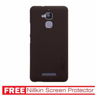 Gambar Nillkin For Asus Zenfone 3 Max ZC520TL (5,2inc) Super Frosted Shield Hard Case Original   Coklat + Gratis Anti Gores Clear