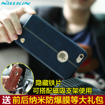 Gambar NILLKIN iphone6plus kulit Bisnis Pemegang Mobil magnetik shell shell telepon