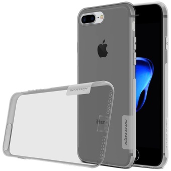 Gambar Nillkin Nature Transparent Soft silicon TPU case for Apple iPhone 7plus 5.5 inch with retailed package (Grey)   intl