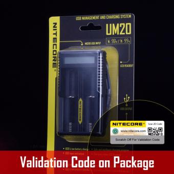 NITECORE Universal Battery Charger Dual Slot For Li-ion With High Definition LCD - UM20 - Hitam Desember 2018 - 4 NITECORE Universal Battery Charger Dual Slot for Li-ion with High Definition LCD - UM20 - Hitam - 4