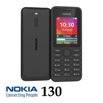 Nokia 130 Black 2.5G Garansi Resmi 1 Tahun  