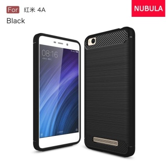 Gambar NUBULA High Quality Soft Rugged Armor Case For Xiao mi Redmi 4A Carbon Fiber Brushed TPU shockproof Case Ultra thin Full Protection Anti Scratch back Cover Drop Resistance silicone Case Cover   intl