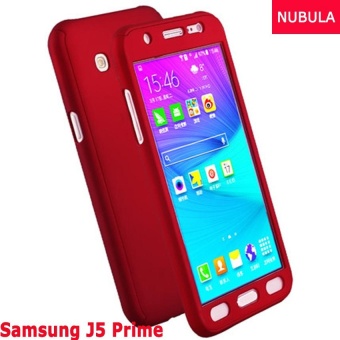 Gambar NUBULA Phone Case For Samsung Galaxy J5 Prime 360 Degree Real Full Body Ultra thin Hard Slim PC Protective Case Cover With Tempered Glass   intl
