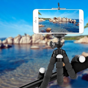 Gambar Octopus Style Portable and Adjustable Tripod Stand Holder forSmartphone   Camera with Universal Clip   intl