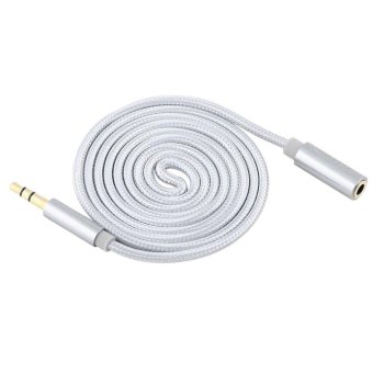 Gambar OH 3.5mm Aux Cable Male To Female Audio Cable Converter UniversalCompatibility Silver   intl