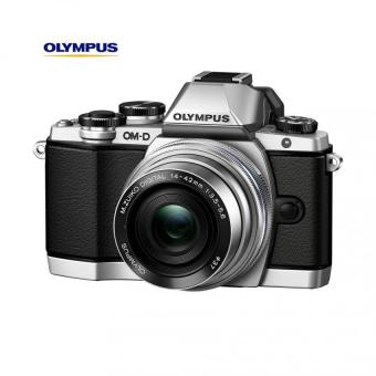 Olympus OM-D E-M10 Digital Camera + M.ZUIKO EZ 14-42mm Lens Kit Silver WIFI / Remote Control App / Full-HD Video / Pop Up Flash - intl  