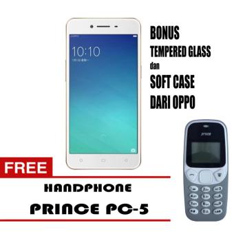 Oppo A37 Garansi Resmi 2/16 GB - Rose Gold Free Handphone Prince PC-5  