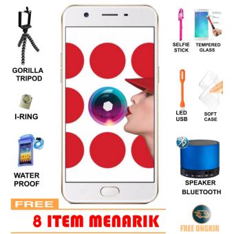 OPPO A57 [332GB] 4G LTE -Gold Free 8 Item Menarik