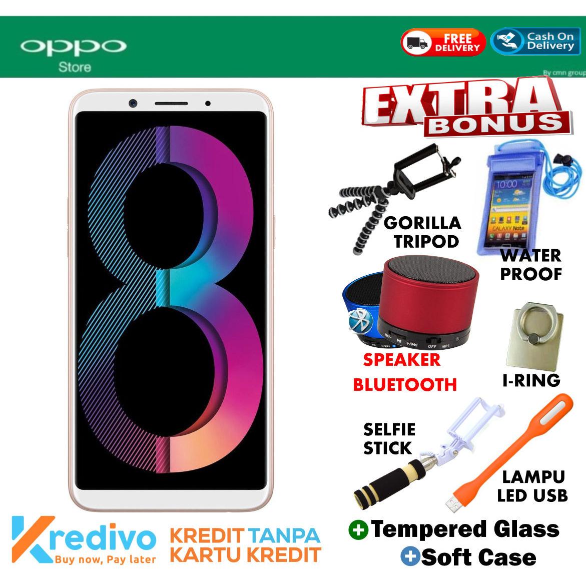 Oppo A83 3/32 GB - Gold Free Ekstra Bonus Cash Dan Kredit Tanpa Kartu Kredit