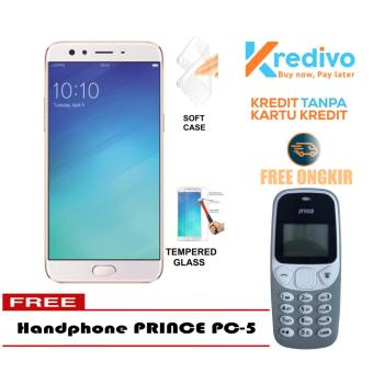 OPPO F3 Plus Smartphone 4/64 GB - Gold Free Handphone Prince PC-5 & Bisa Kredit  