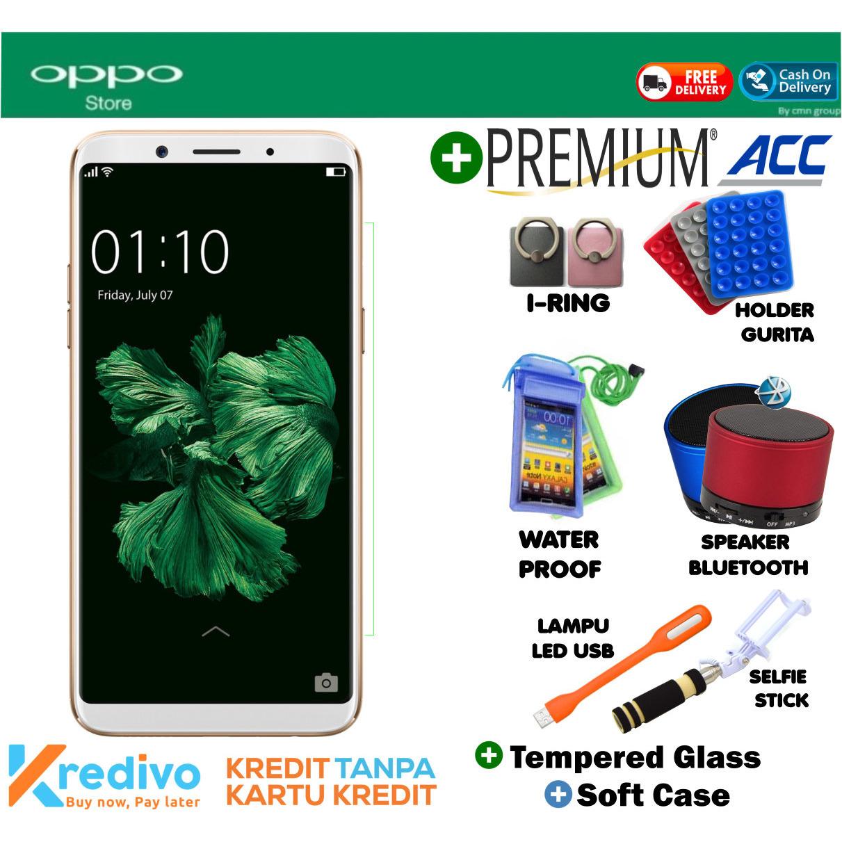Oppo F5 Youth 3/32 GB - Gold Plus Premuim Accecories Menarik Original