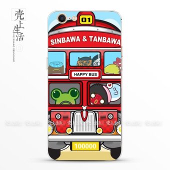 Gambar Oppoa33 kartun lembut lengan pelindung shell telepon