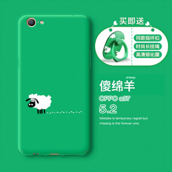 Gambar Oppoa59s a59s a57 kartun all inclusive ultra tipis matte keras shell shell telepon