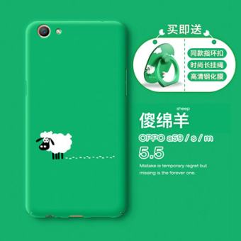Gambar Oppoa59s a59s a57 kartun all inclusive ultra tipis matte keras shell shell telepon
