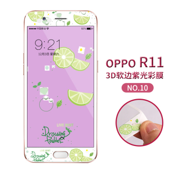 Gambar Oppor11 oppor11plus kartun bantuan lembut kaca pelindung layar pelindung layar
