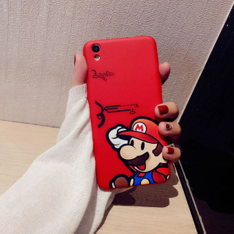Gambar Oppor11 r11plus kartun matte cangkang keras ponsel shell