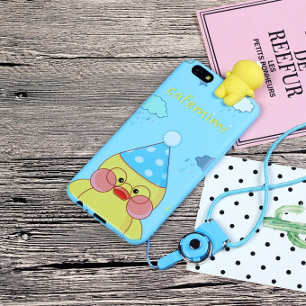 Gambar Oppor11 r11plus lucu asam hyaluronic bebek buram lengan pelindung shell telepon