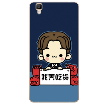 Gambar Oppor7t r7plus kepribadian anak perempuan lanyard beberapa ponsel shell silikon set