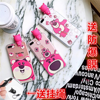 Gambar Oppor9 r9splus kartun silikon semua termasuk lengan pelindung shell telepon