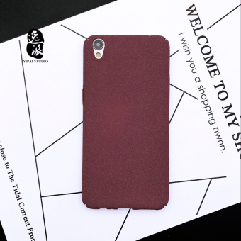 Gambar Oppor9s r11 r9splus sederhana warna solid all inclusive matte cangkang keras ponsel shell
