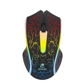 Gambar Optical LED Gaming Mouse Adjustable DPI 2000DPI 2 Buttons For PCLaptop BK intl