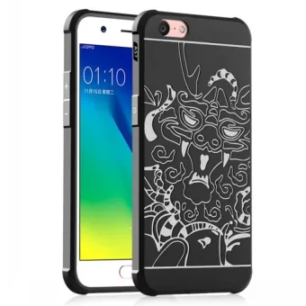 Gambar Original Dragon Shockproof Hybrid Case for Oppo A39   Black