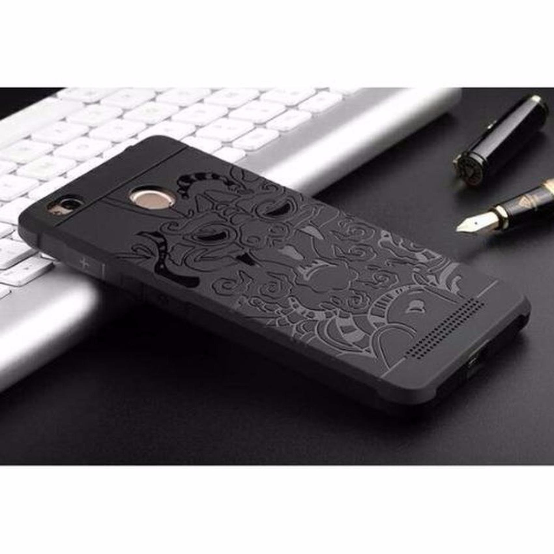 Original Dragon Shockproof Hybrid Case for Xiaomi Redmi 3 Pro / Prime / 3s - Hitam