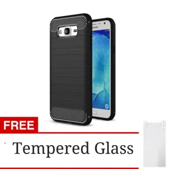 Gambar Original ipaky Star Back Case for Samsung Grand Prime   G530 +Gratis Tempered Glass   Black