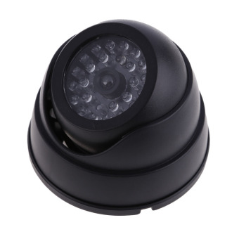 Jual Palsu pengawasan keamanan CCTV Dome kamera berkedip merah
terang(hitam) Online Review