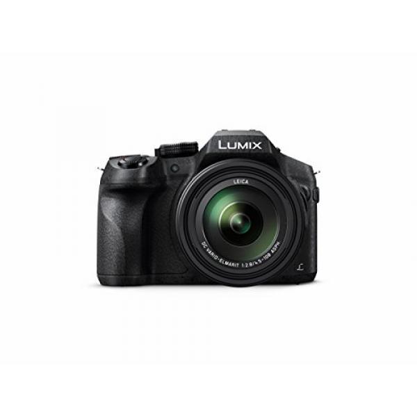 Panasonic LUMIX DMC-FZ300K 12.1 Megapixel, 1/2.3-inch Sensor, 4K Video, Splash & Dustproof Body, Leica DC Lens 24X F2.8 Zoom (Black)  