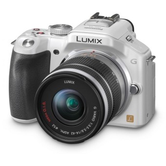 Panasonic Lumix DMC-G5X Kit with 14-42mm Lens Digital Camera White  