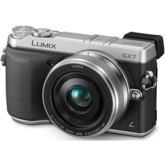 Panasonic Lumix DMC-GX7C + 20mm f/1.7 II Lens Silver  