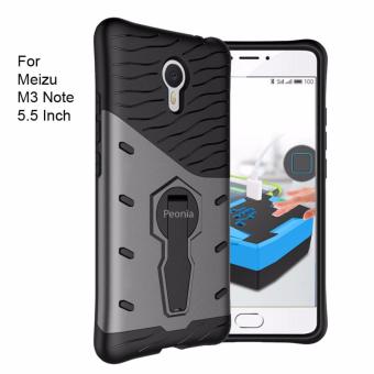 Peonia Sniper 360 Standing Rotary Slim Armor Case for Meizu M3 Note 5.5inch - Grey  