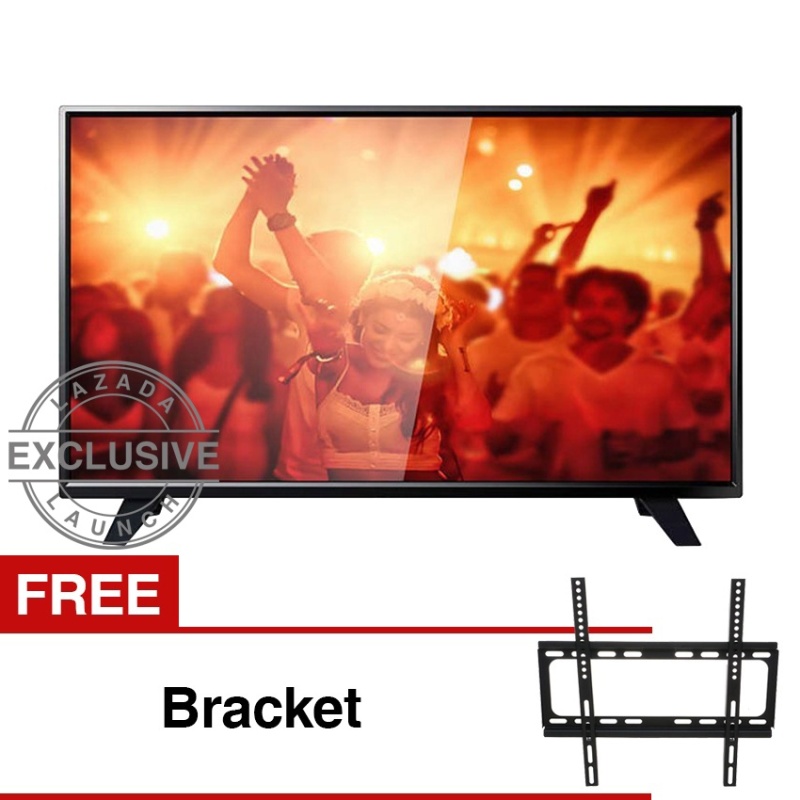 Philips 39 inch LED HD TV - Hitam (Model 39PHA4251S/70) Free Bracket