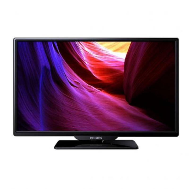 PHILIPS - LED TV - 24 inch - 720p - Sharp Moving Image - USB - PC Input - Hitam - 24PHA4100S