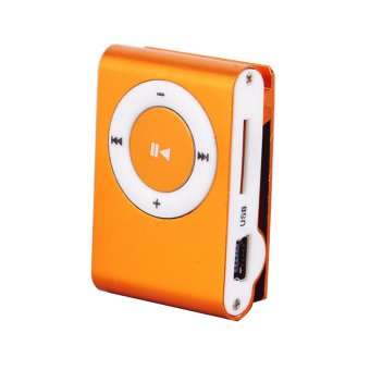 Gambar Player Cyber mini clip 16GB MP3 (oranye)