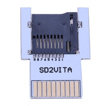 Gambar PlayStation Vita 3.60 SD2 Vita Micro SD Card Memory ConverterAdapter Card(White)   intl
