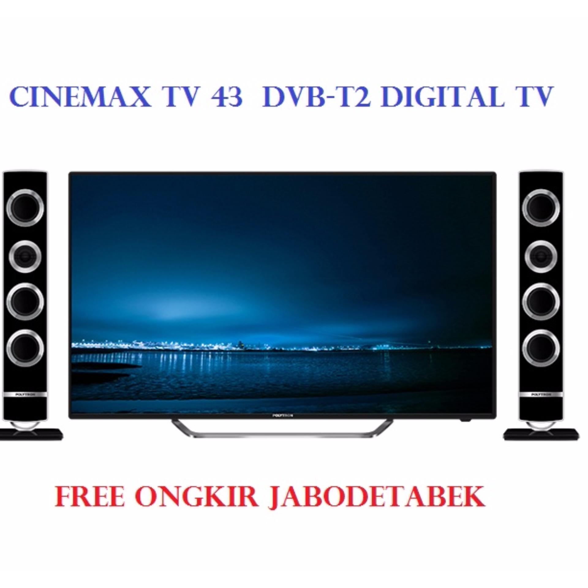 Polytron 24 Cinemax Led Tv Speaker 24t810 Khusus Jabodetabek POLYTRON PLD 43TS865 Speaker LED CINEMAX TV 43 DVB T2 DIGITAL TV