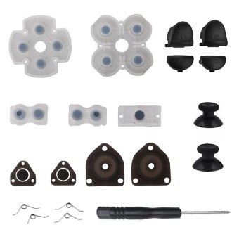 Harga Portable Buttons Set L1 L2 R1 R2 Trigger Button Kit Springs
Joystick Thumbstick Thumb Stick Conductive Rubber Screwdriver
Accessories for Sony PS4 Playstation 4 Controller intl Online Terbaik