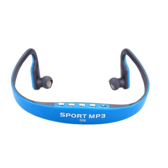 Gambar Portable Sport Wireless TF FM Radio Headset Headphone Earphone Music MP3 Player with Mini USB Port   intl