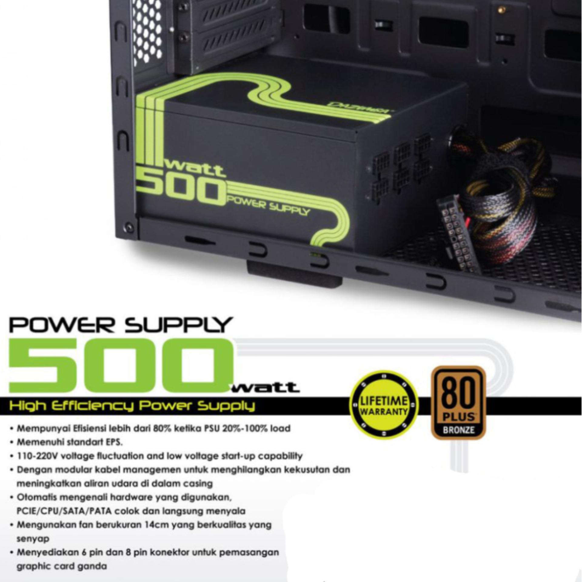 Power Supply Murah Dazumba 500 Watt / PS/PSU/Power Supply 500 Watt ...